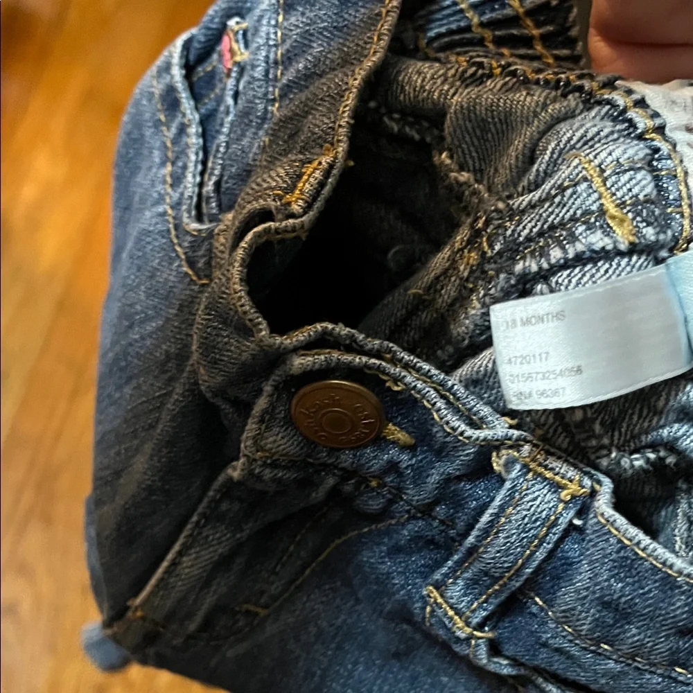 OshKosh B'gosh Classic Girls Blue Denim Jeans Size 18 Months